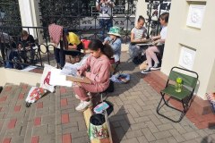 На площади собора прошел детский пленэр